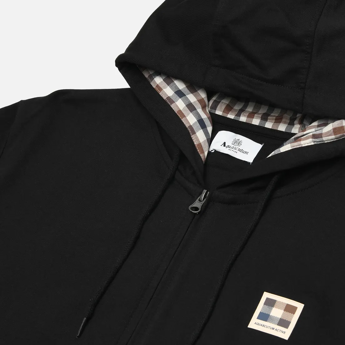 Aquascutum Мужская толстовка Rubber Patch Full Zip Hoodie