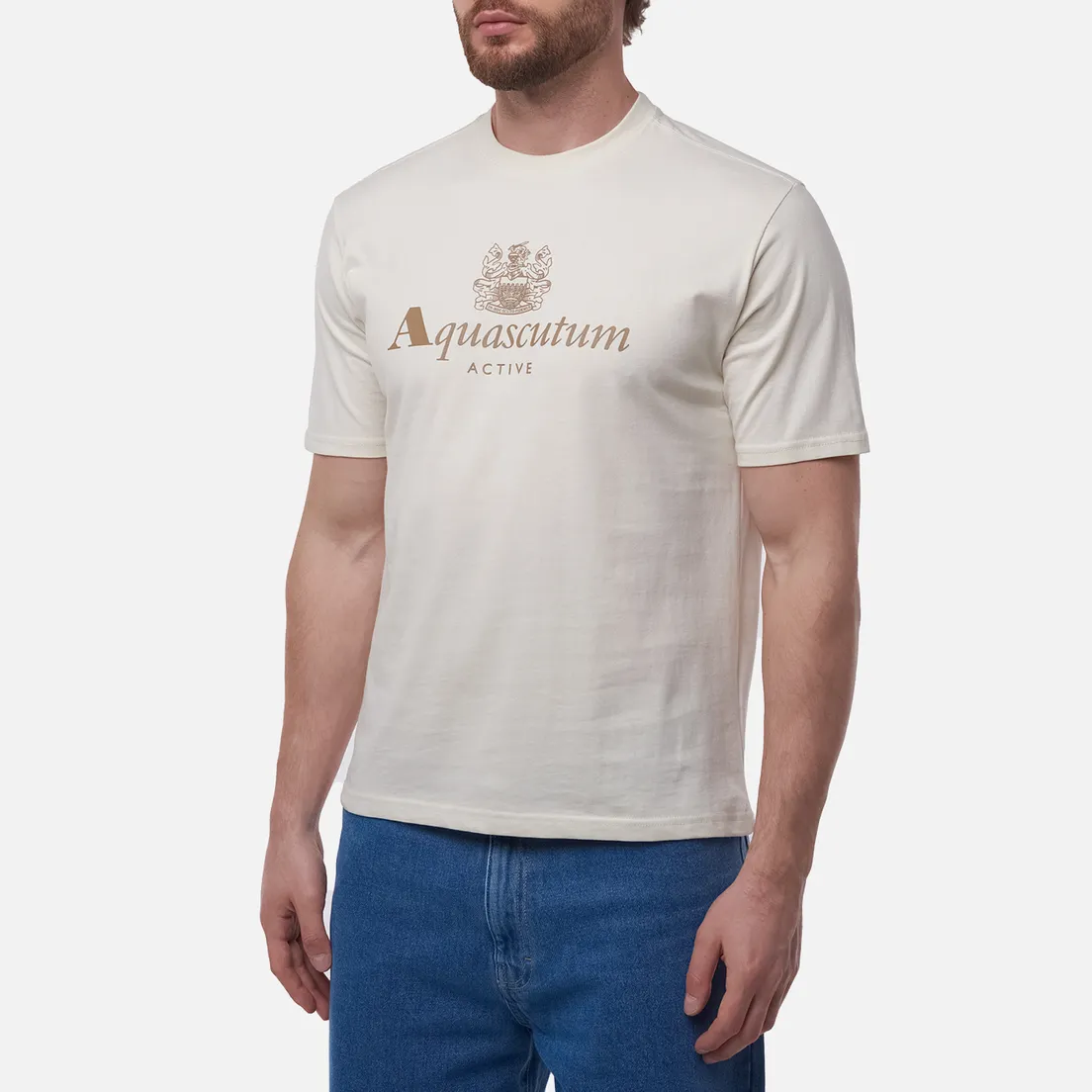 Aquascutum Мужская футболка Big Logo