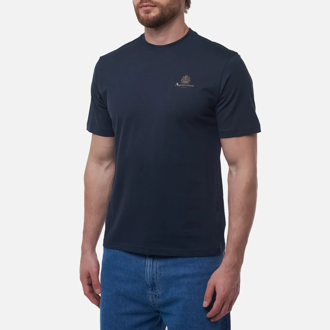 Aquascutum Мужская футболка Small Logo