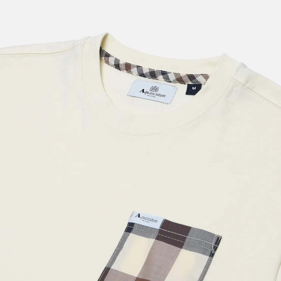 Aquascutum Мужская футболка Active Macro Club Check