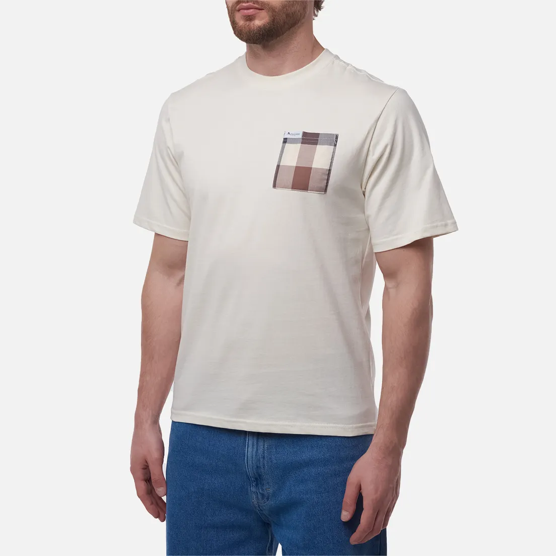 Aquascutum Мужская футболка Active Macro Club Check