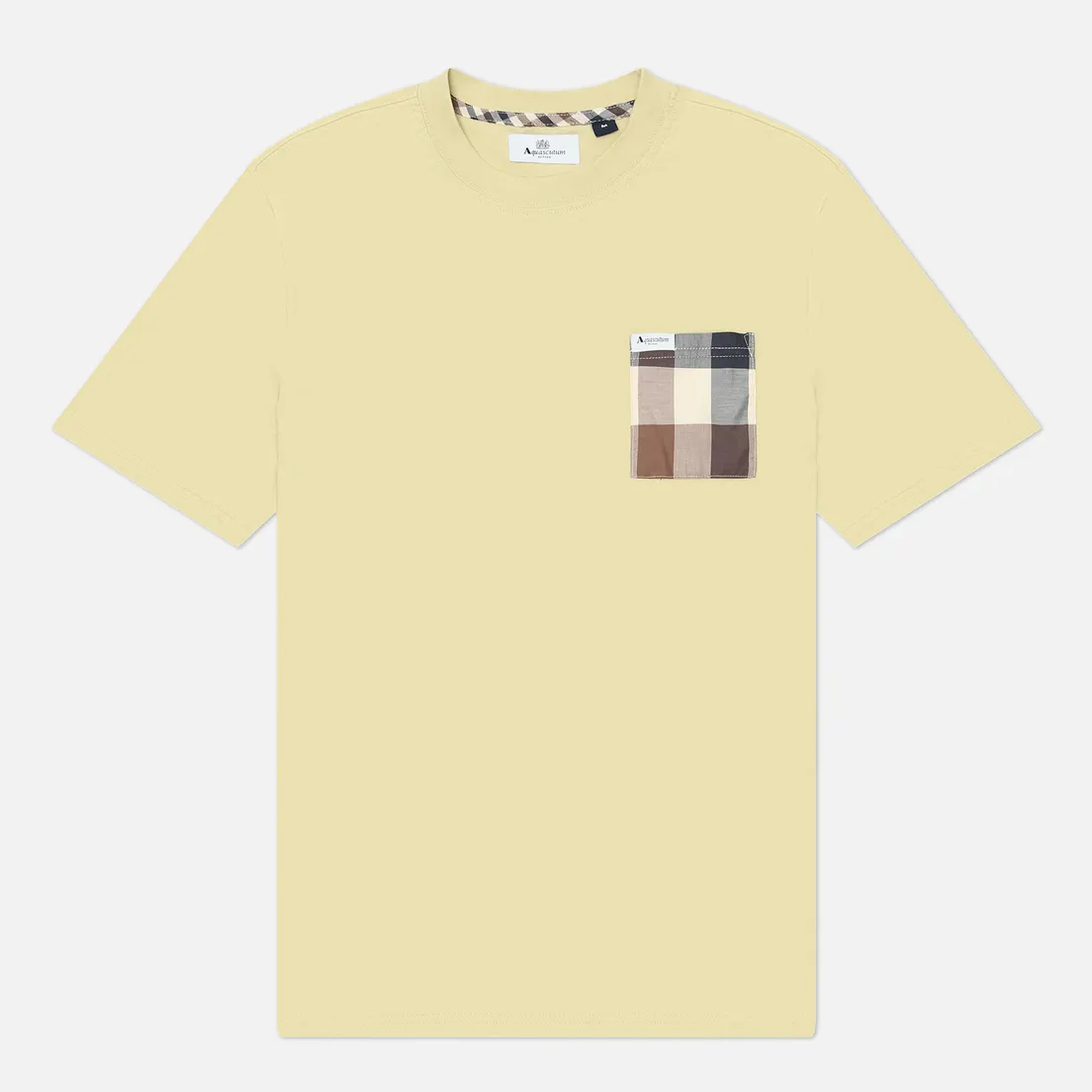 Aquascutum Мужская футболка Active Macro Club Check