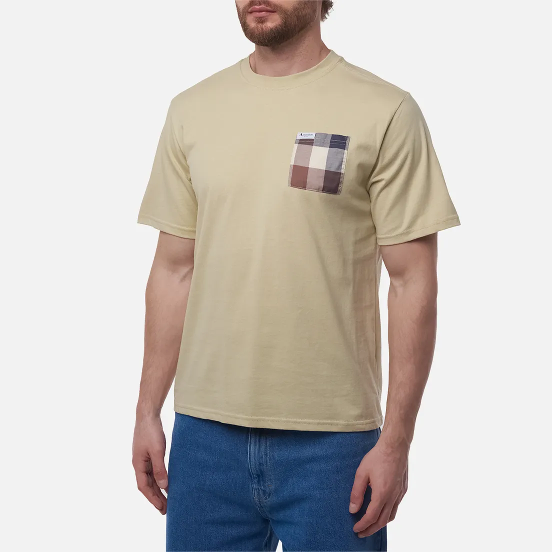Aquascutum Мужская футболка Active Macro Club Check