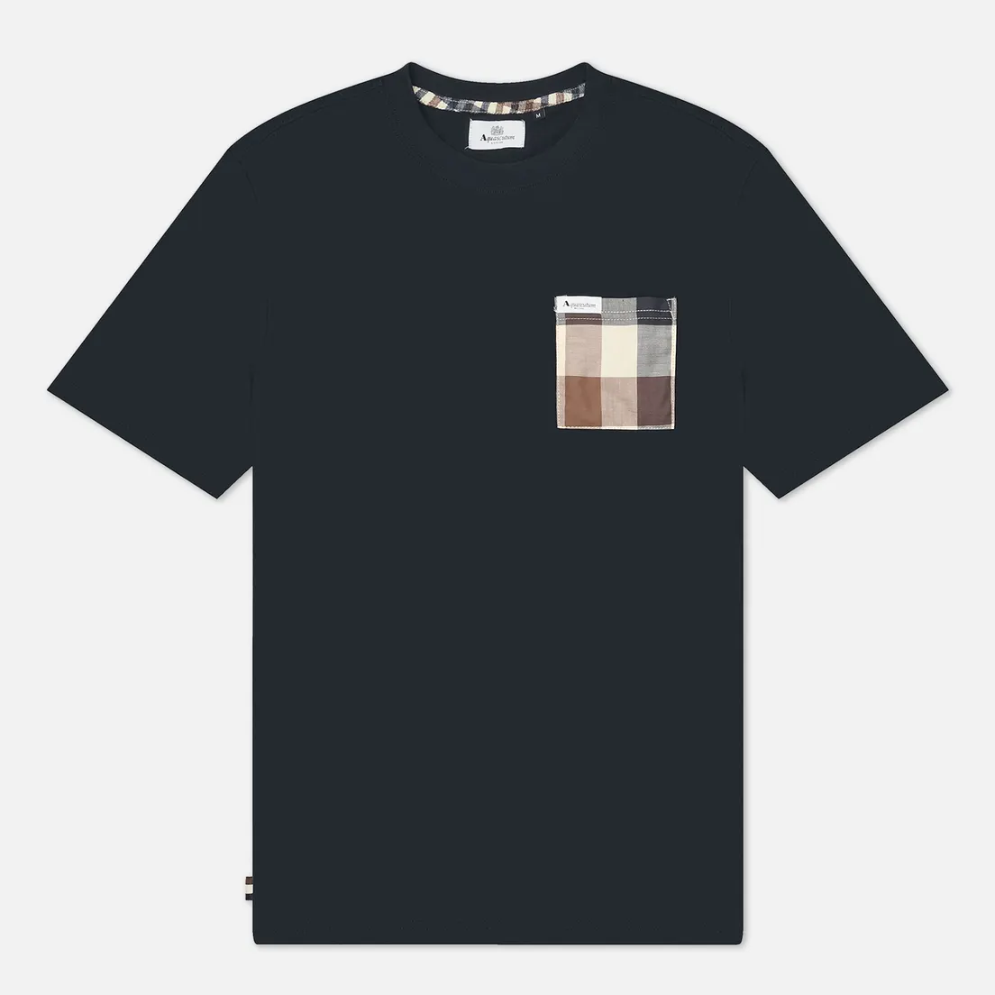 Aquascutum Мужская футболка Active Macro Club Check