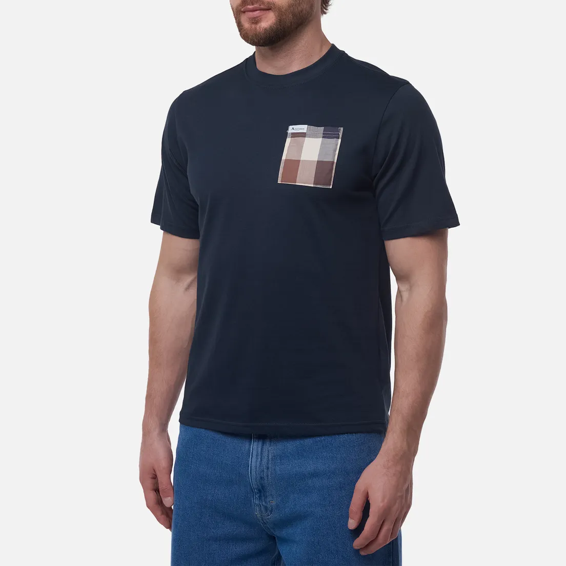 Aquascutum Мужская футболка Active Macro Club Check