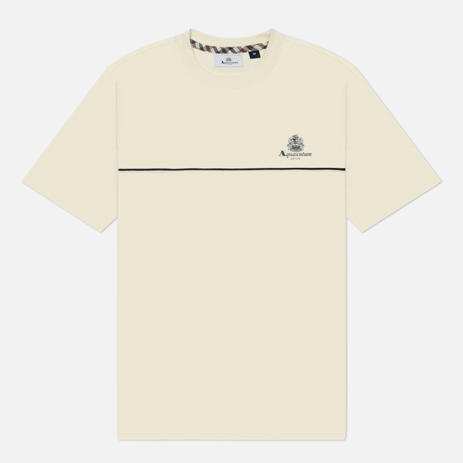 Мужская футболка Aquascutum Piping Small Logo
