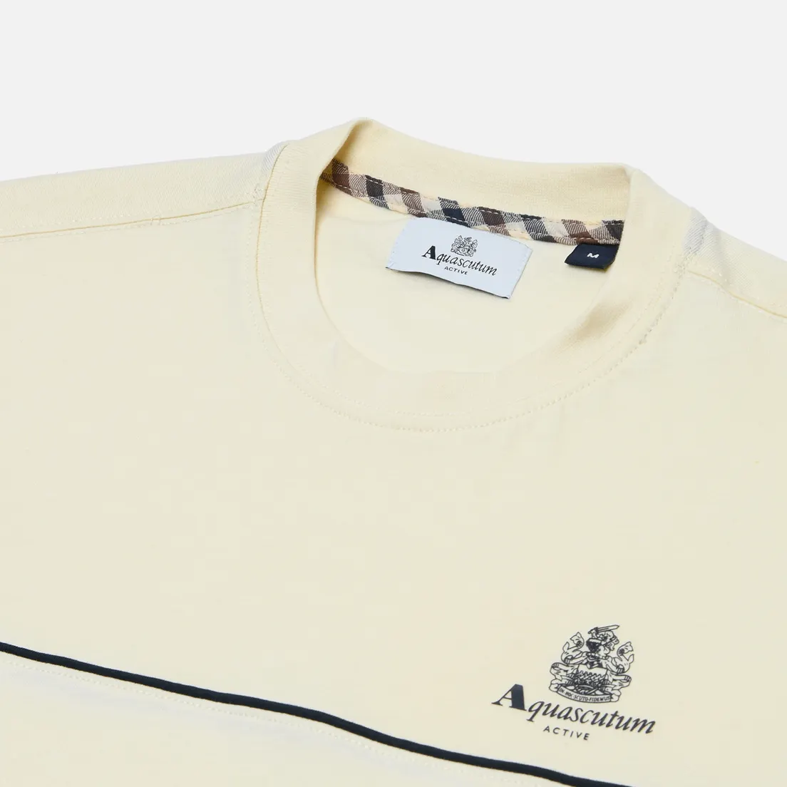 Aquascutum Мужская футболка Piping Small Logo
