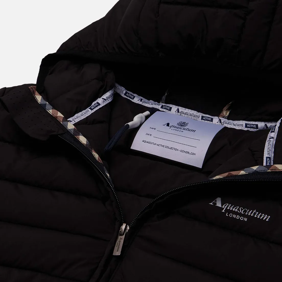 Aquascutum Мужской пуховик Active 100GR Hooded