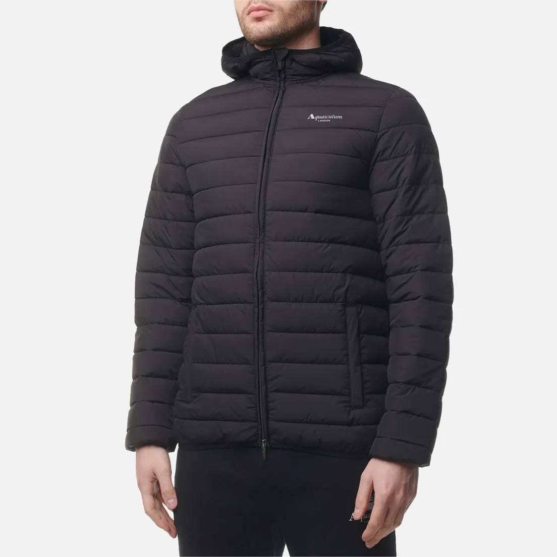 Aquascutum Мужской пуховик Active 100GR Hooded