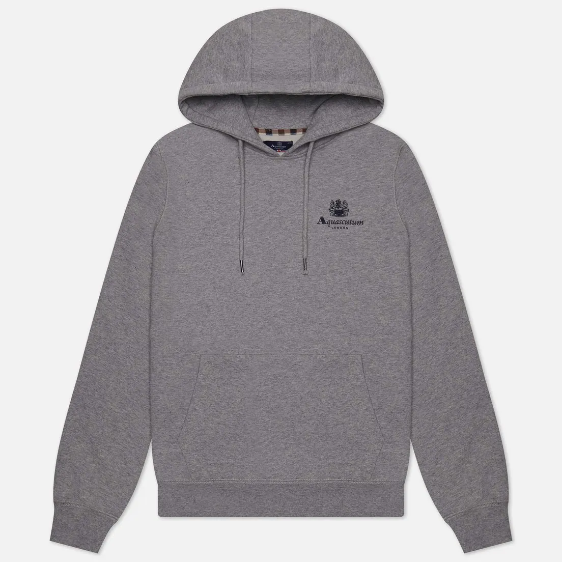 Aquascutum Мужская толстовка Active Small Logo Hoodie Fleece