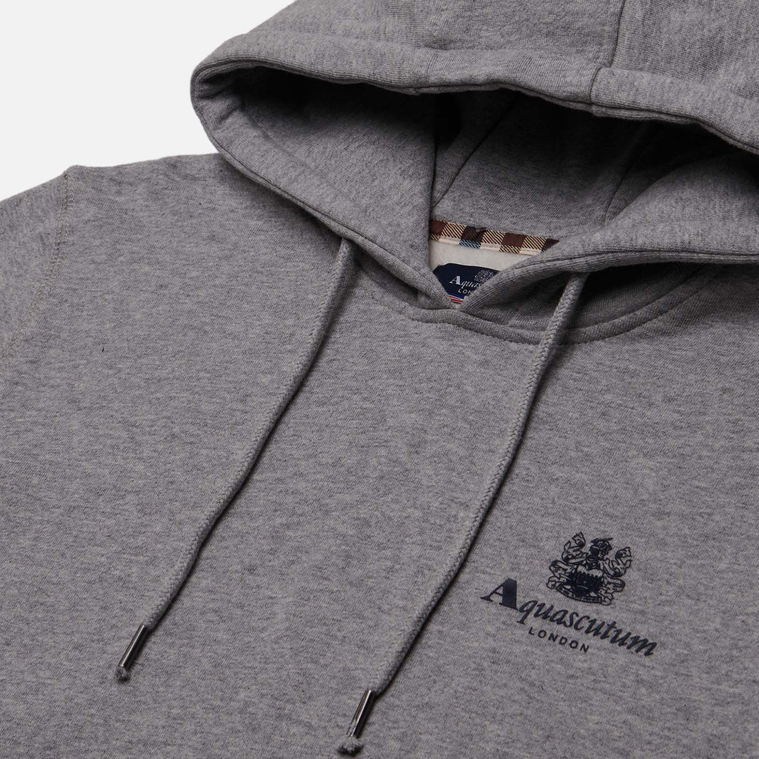 Aquascutum Мужская толстовка Active Small Logo Hoodie Fleece