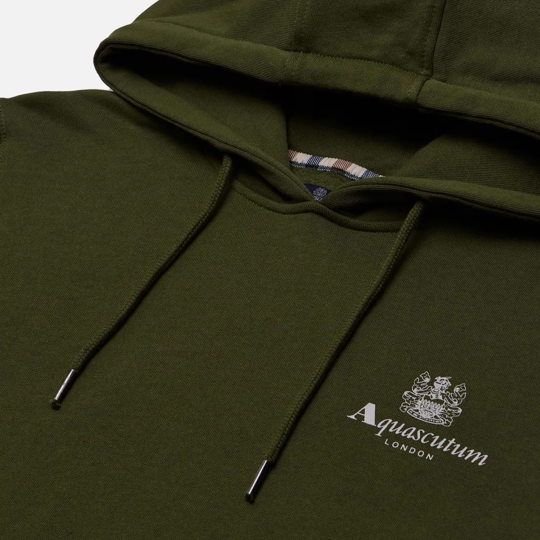 Aquascutum Мужская толстовка Active Small Logo Hoodie Fleece