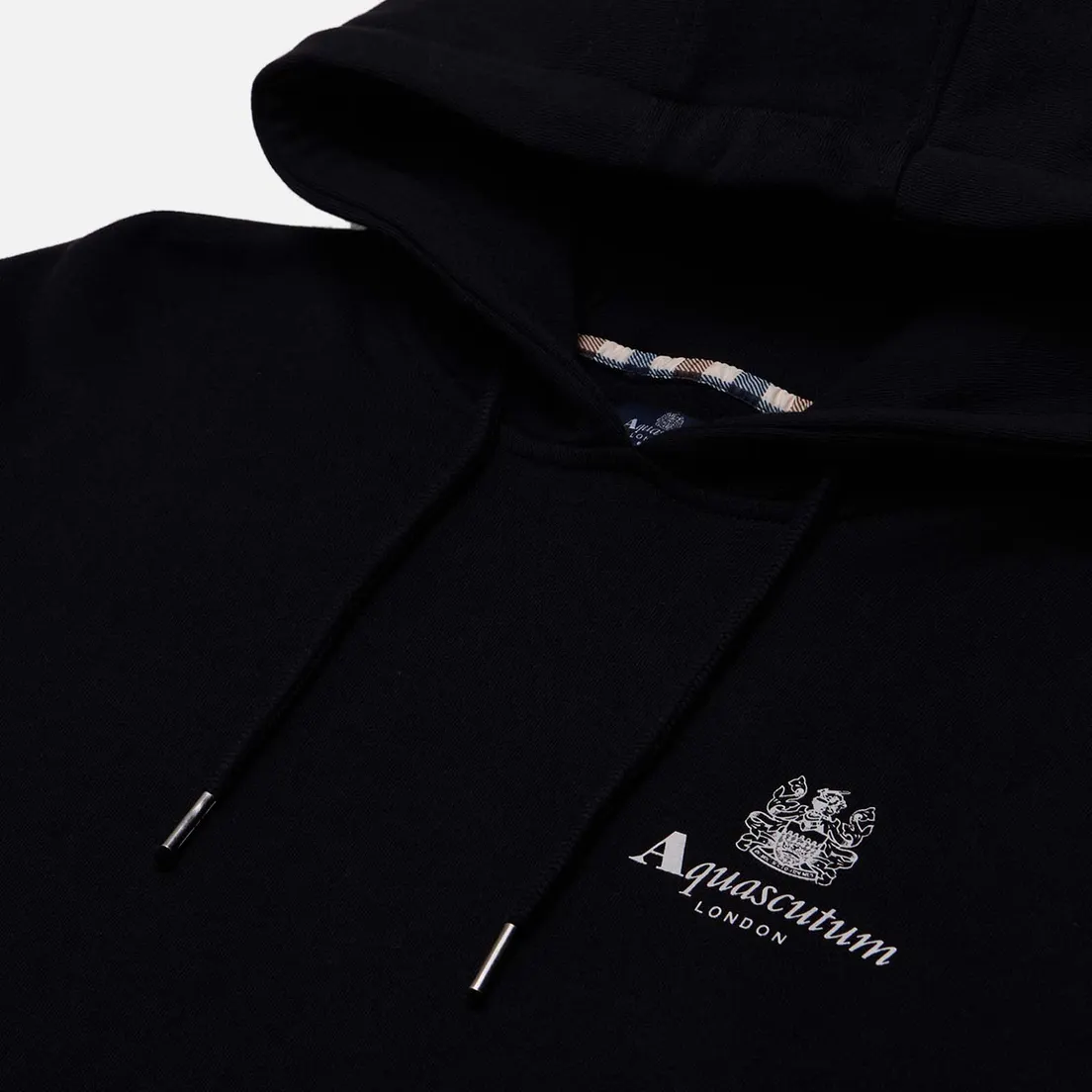 Aquascutum Мужская толстовка Active Small Logo Hoodie Fleece