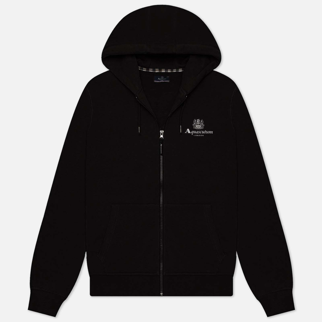 Aquascutum Мужская толстовка Active Small Logo Full Zip Hoodie