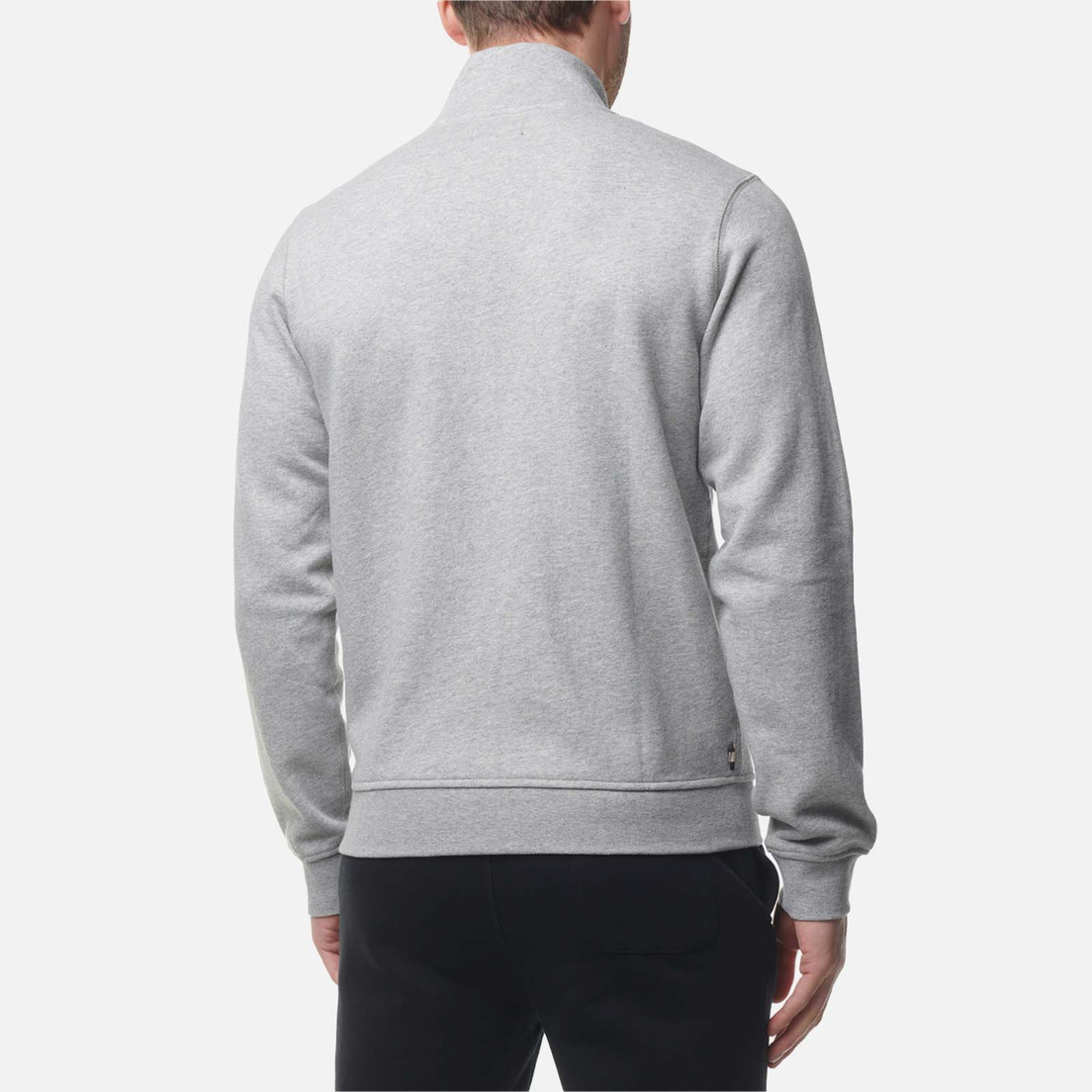 Aquascutum Мужская толстовка Active Small Logo Full Zip Mock Neck Fleece