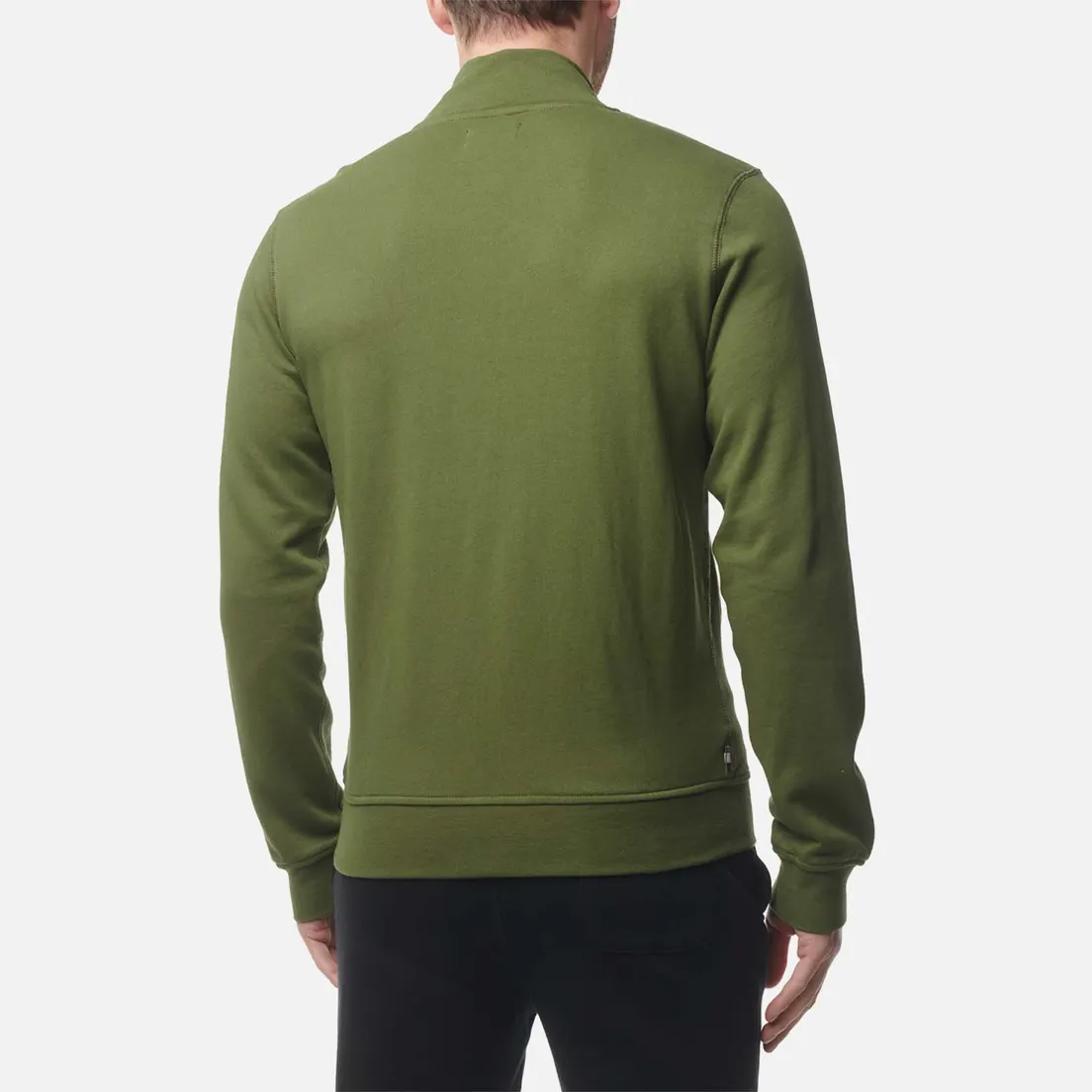 Aquascutum Мужская толстовка Active Small Logo Full Zip Mock Neck Fleece