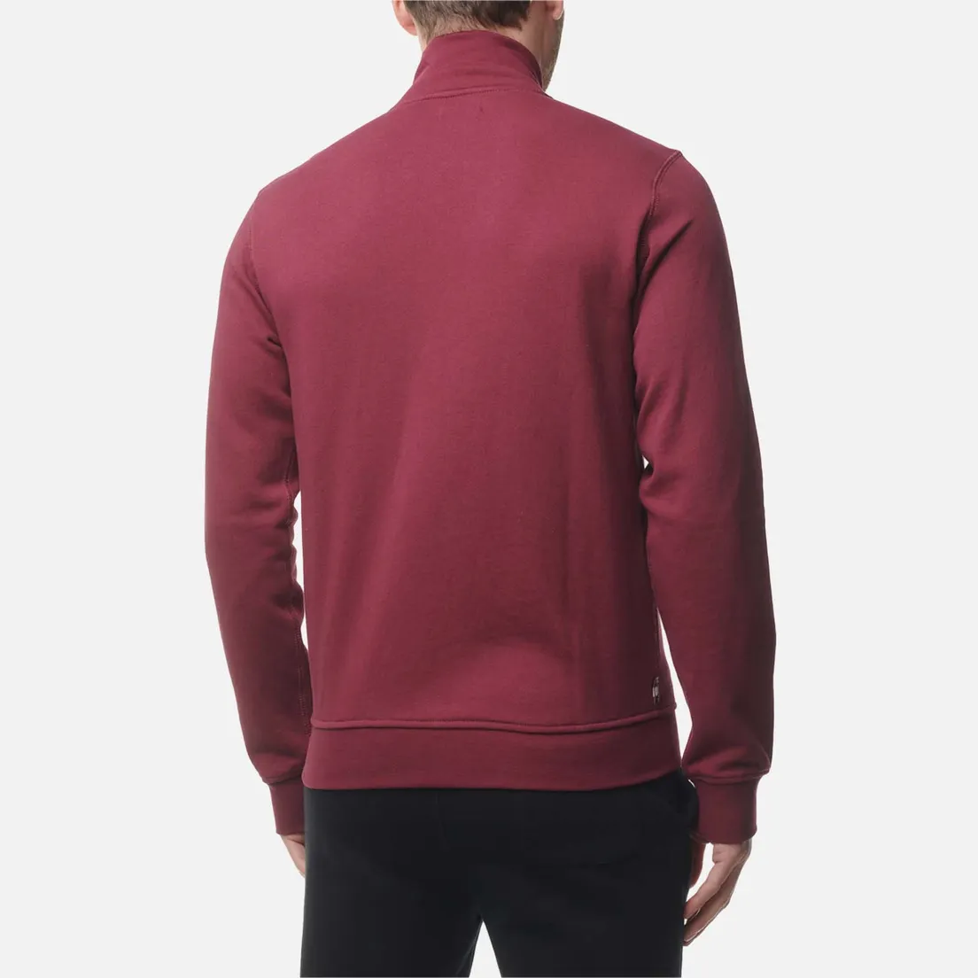 Aquascutum Мужская толстовка Active Small Logo Full Zip Mock Neck Fleece