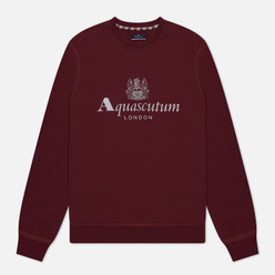 Aquascutum Мужская толстовка Active Big Logo Crew Neck Fleece