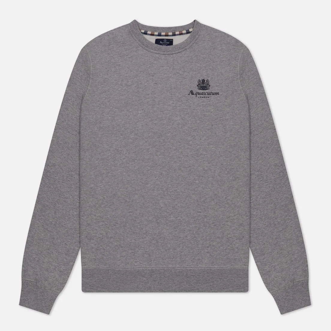 Aquascutum Мужская толстовка Active Small Logo Crew Neck Fleece