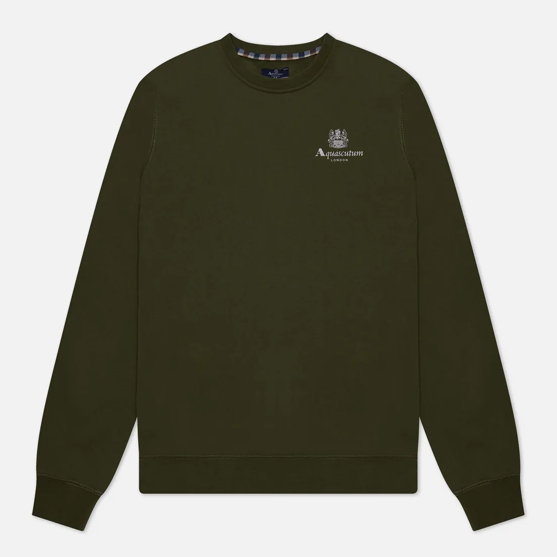 Aquascutum Мужская толстовка Active Small Logo Crew Neck Fleece