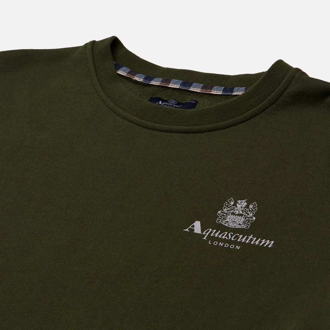 Aquascutum Мужская толстовка Active Small Logo Crew Neck Fleece
