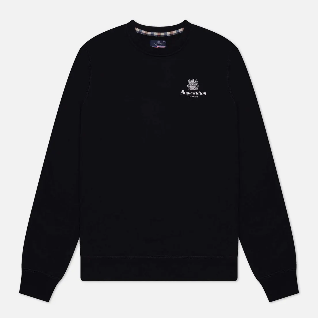 Aquascutum Мужская толстовка Active Small Logo Crew Neck Fleece