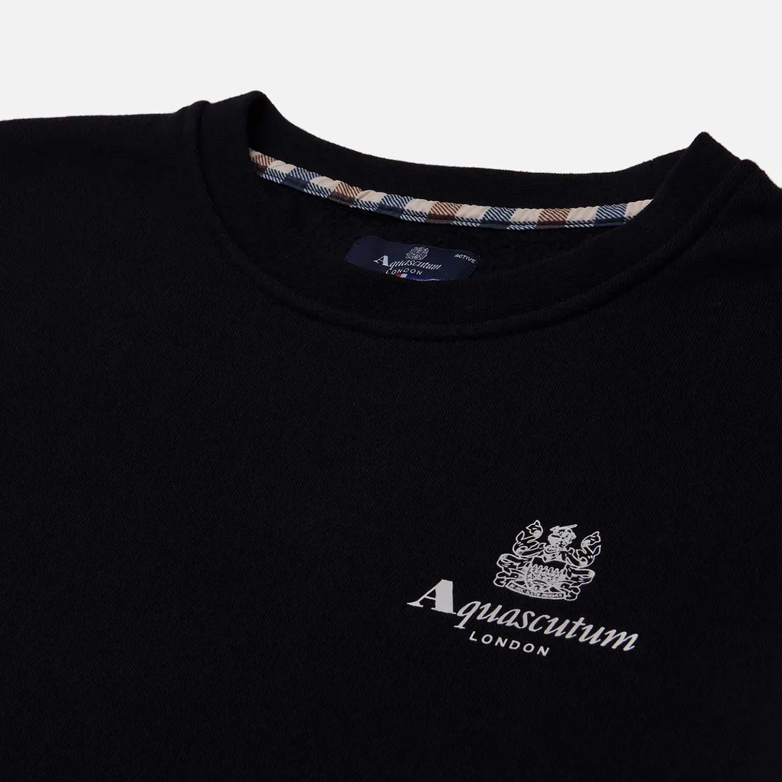 Aquascutum Мужская толстовка Active Small Logo Crew Neck Fleece