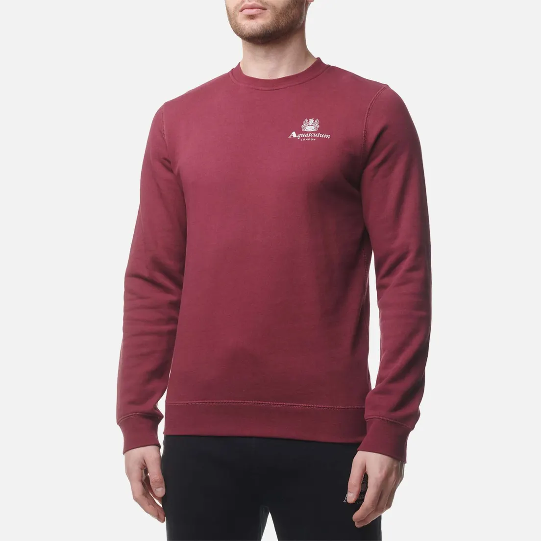 Aquascutum Мужская толстовка Active Small Logo Crew Neck Fleece