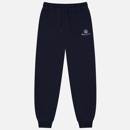 фото Мужские брюки aquascutum active basic ribbed track, цвет синий, размер s