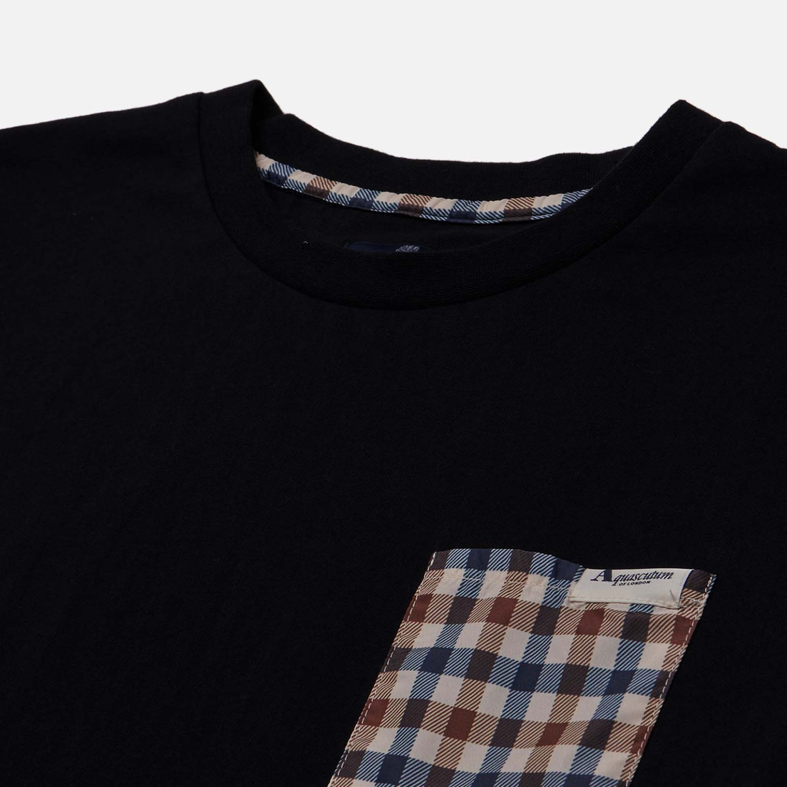 Aquascutum Мужская футболка Active Check Pocket