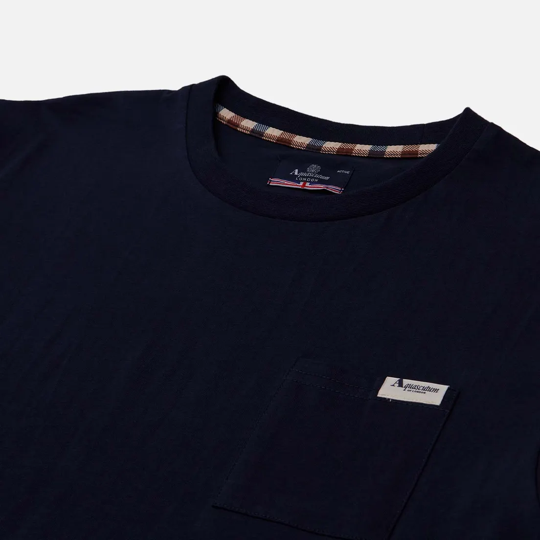 Aquascutum Мужская футболка Active Small Logo Pocket