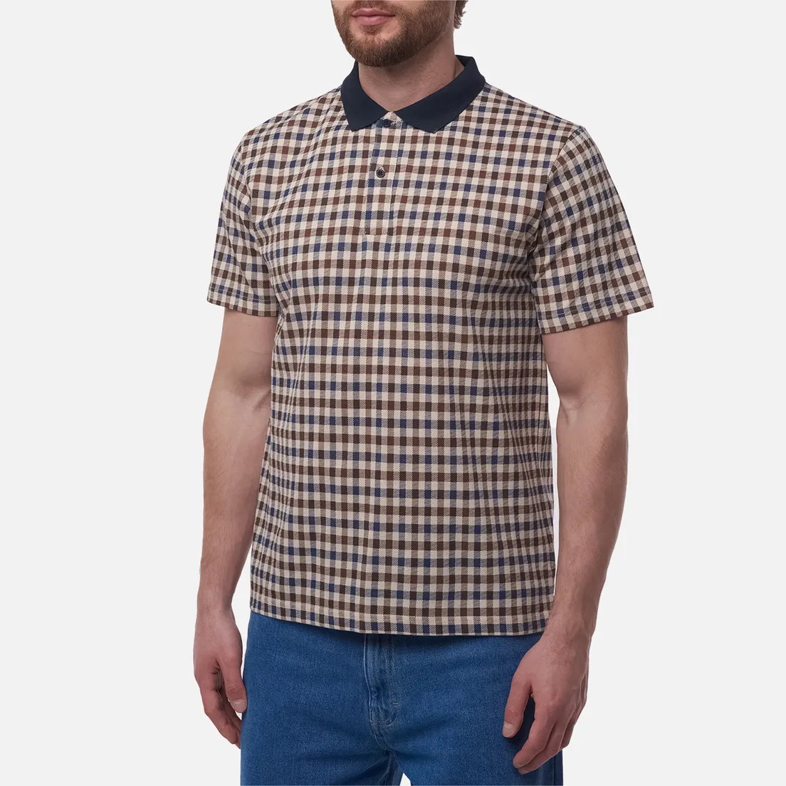 Aquascutum Мужское поло Iconic