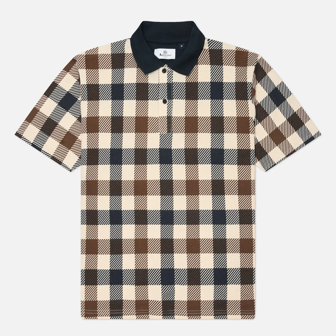 Aquascutum Мужское поло Macro Iconic
