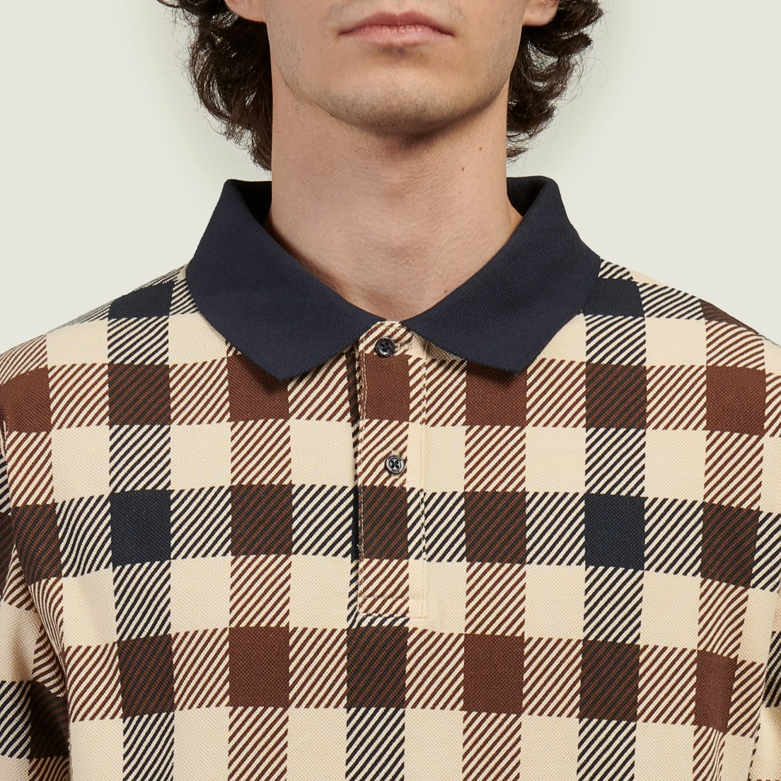 Aquascutum Мужское поло Macro Iconic