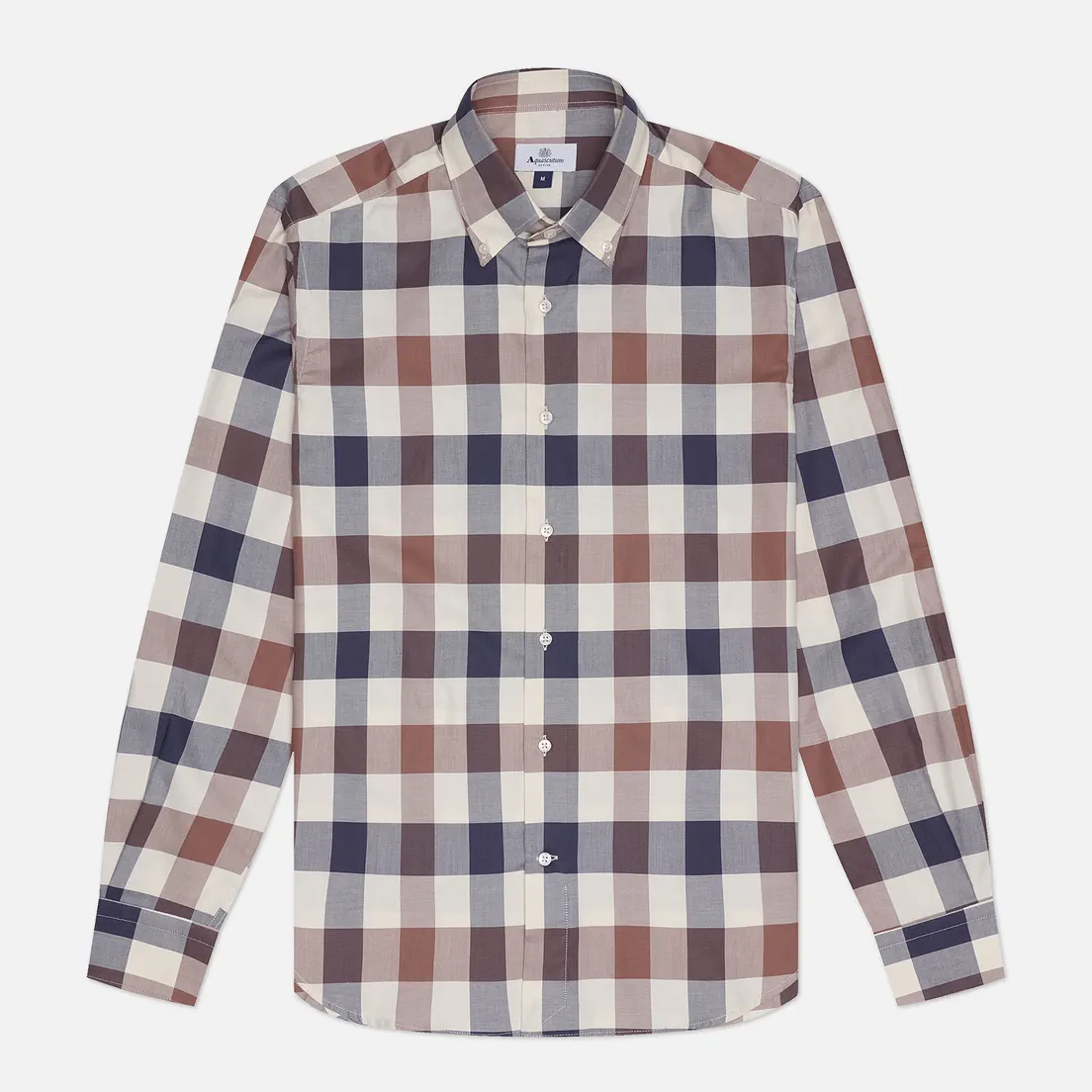 Aquascutum Мужская рубашка Macro Iconic