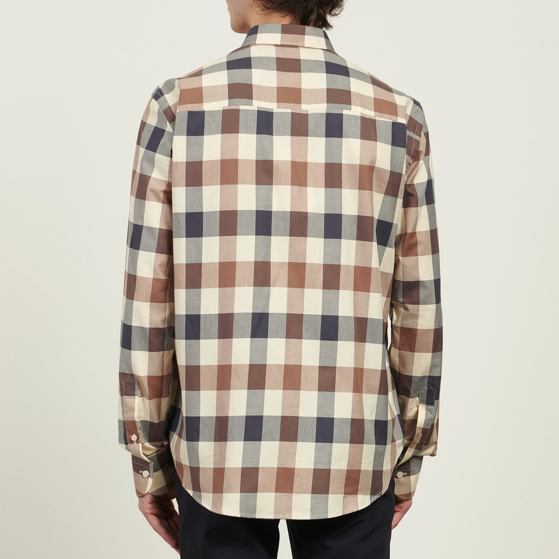 Aquascutum Мужская рубашка Macro Iconic