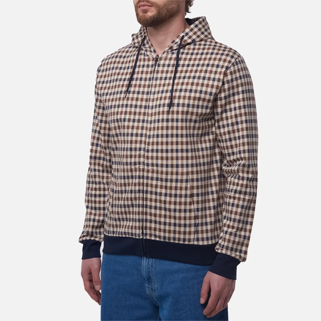 Aquascutum Мужская толстовка Iconic Full Zip Hoodie