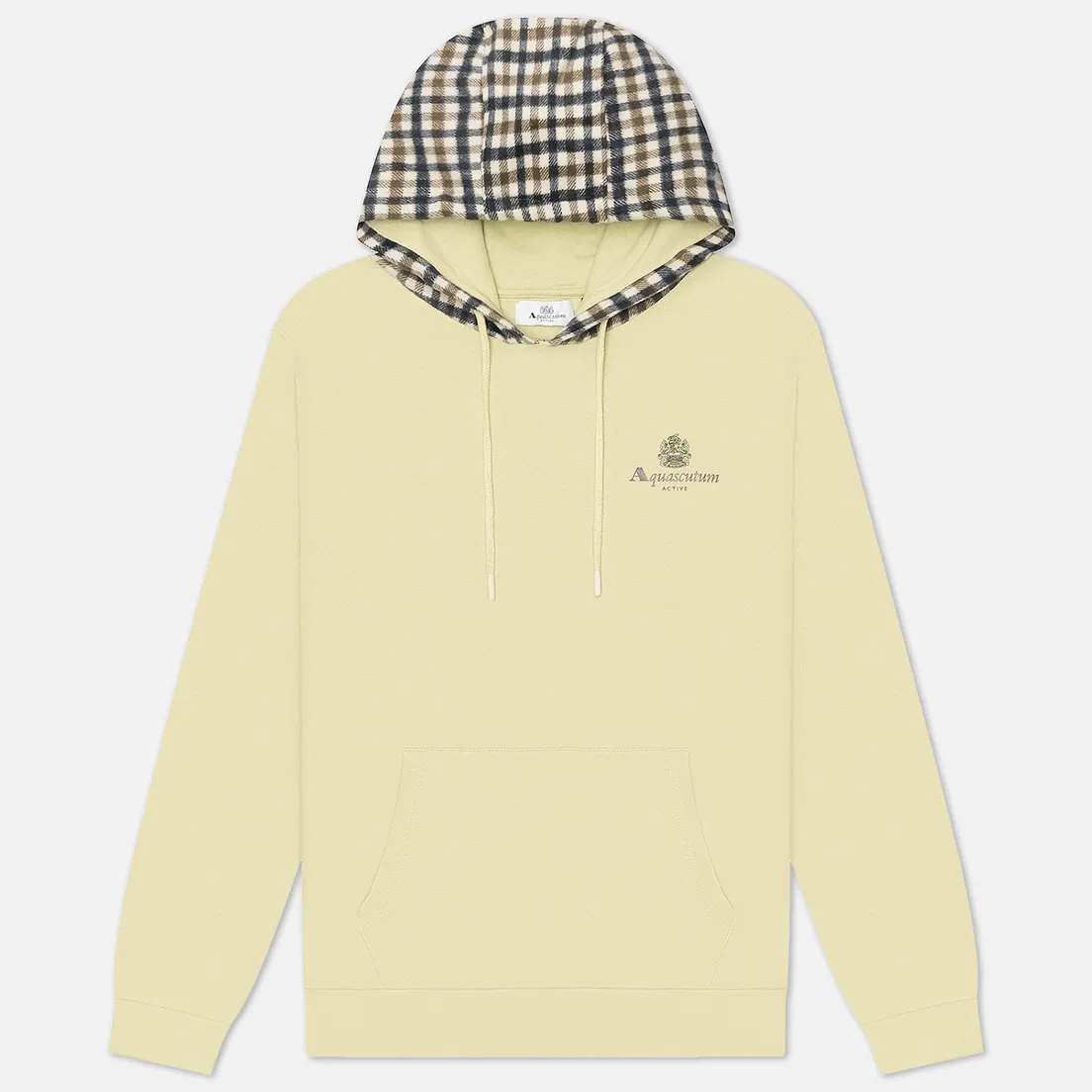 Aquascutum Мужская толстовка Club Check Hoodie