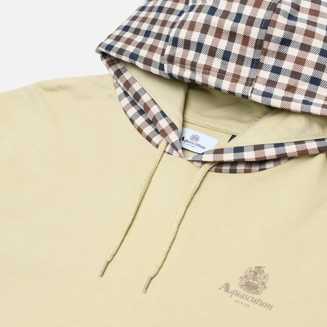 Aquascutum Мужская толстовка Club Check Hoodie
