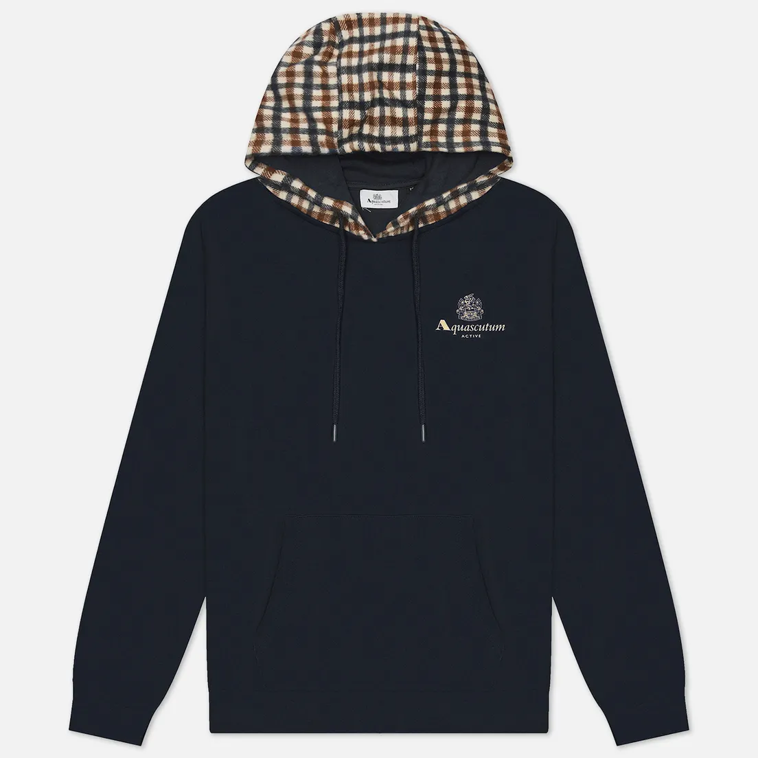 Aquascutum Мужская толстовка Club Check Hoodie