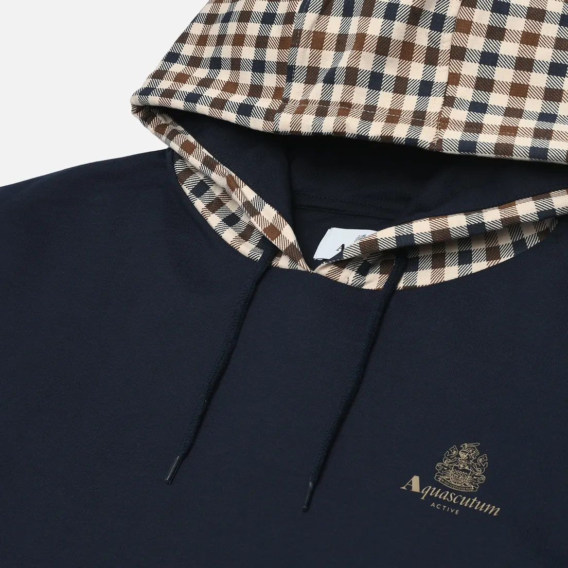 Aquascutum Мужская толстовка Club Check Hoodie