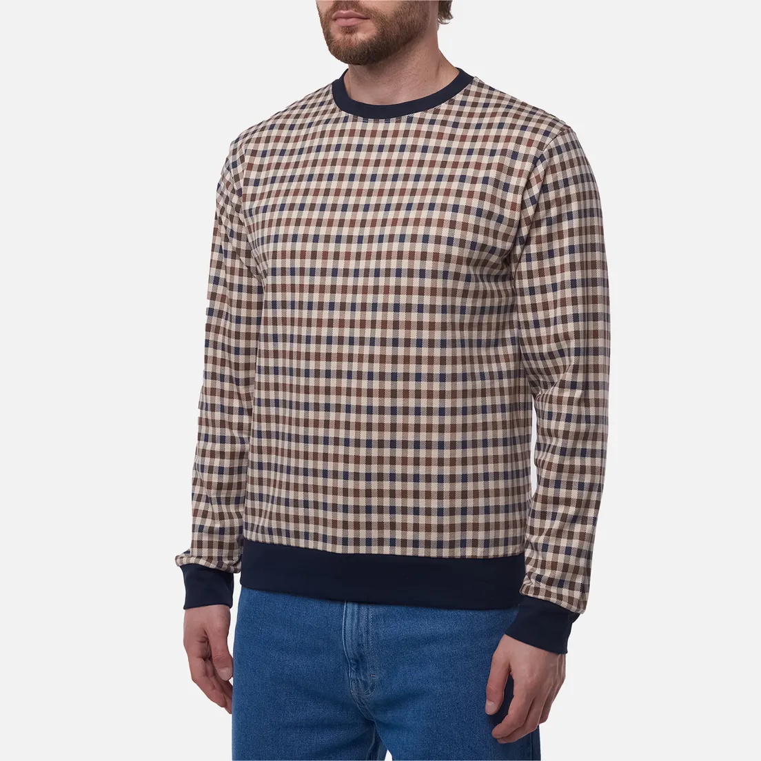 Aquascutum Мужская толстовка Iconic Crewneck