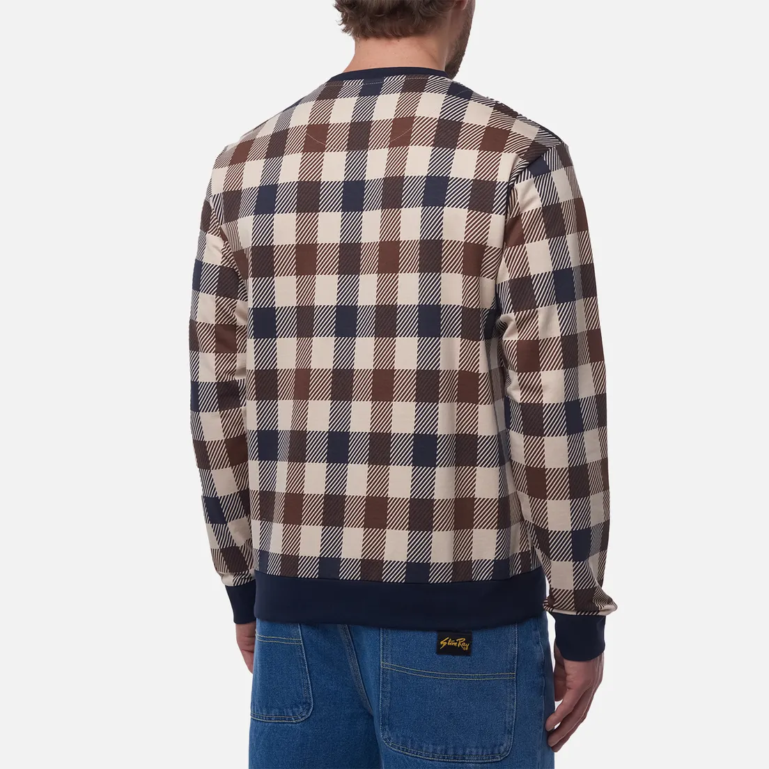 Aquascutum Мужская толстовка Macro Iconic Pocket Crewneck