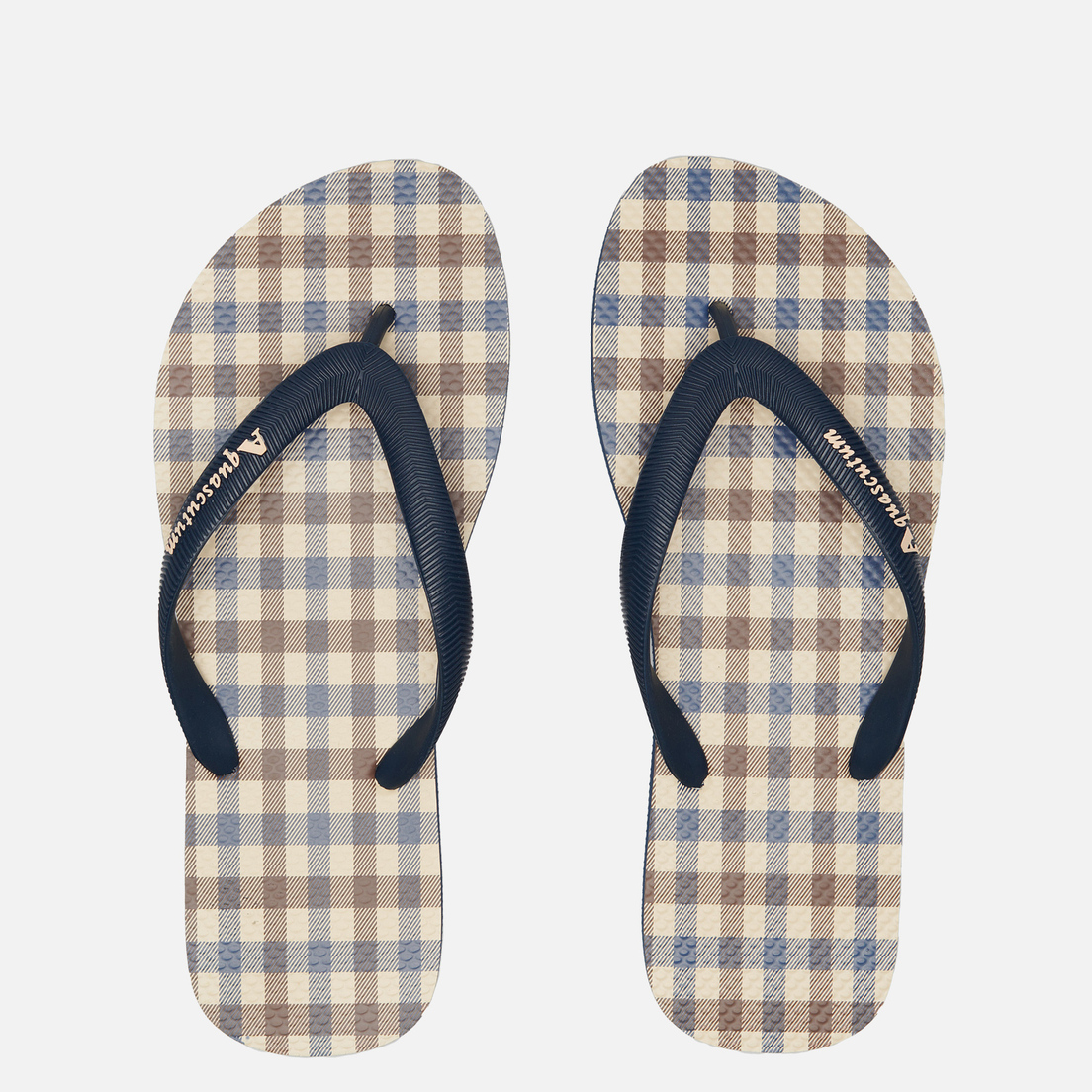 Aquascutum Мужские сланцы Beach Check Flip-Flop