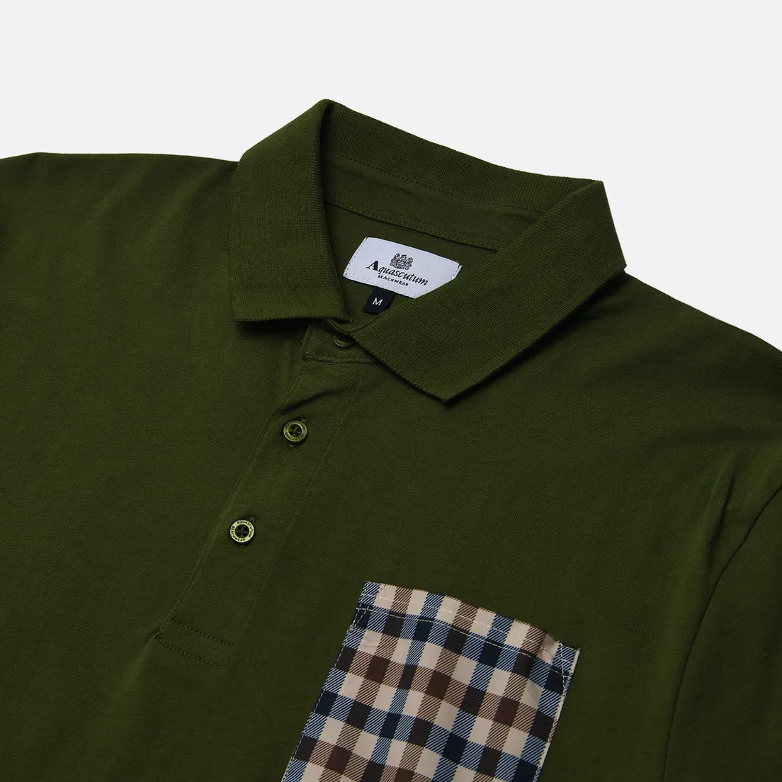 Aquascutum Мужское поло Beach Sailor Check
