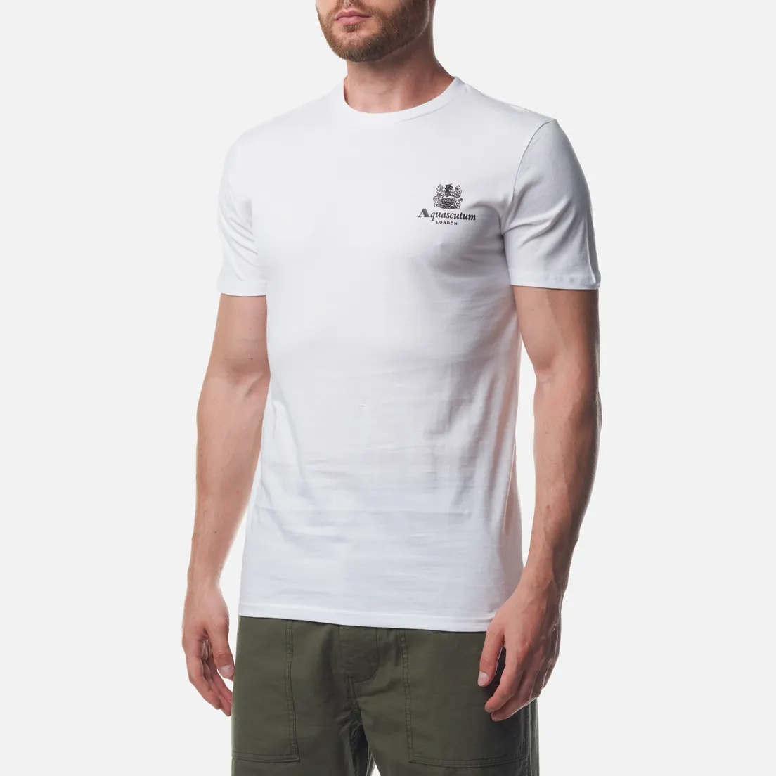 Aquascutum Мужская футболка Beach Basic Small Logo
