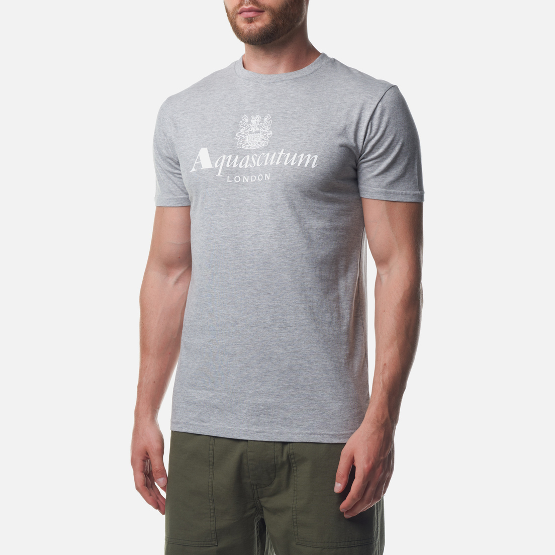 Aquascutum Мужская футболка Beach Basic Big Logo