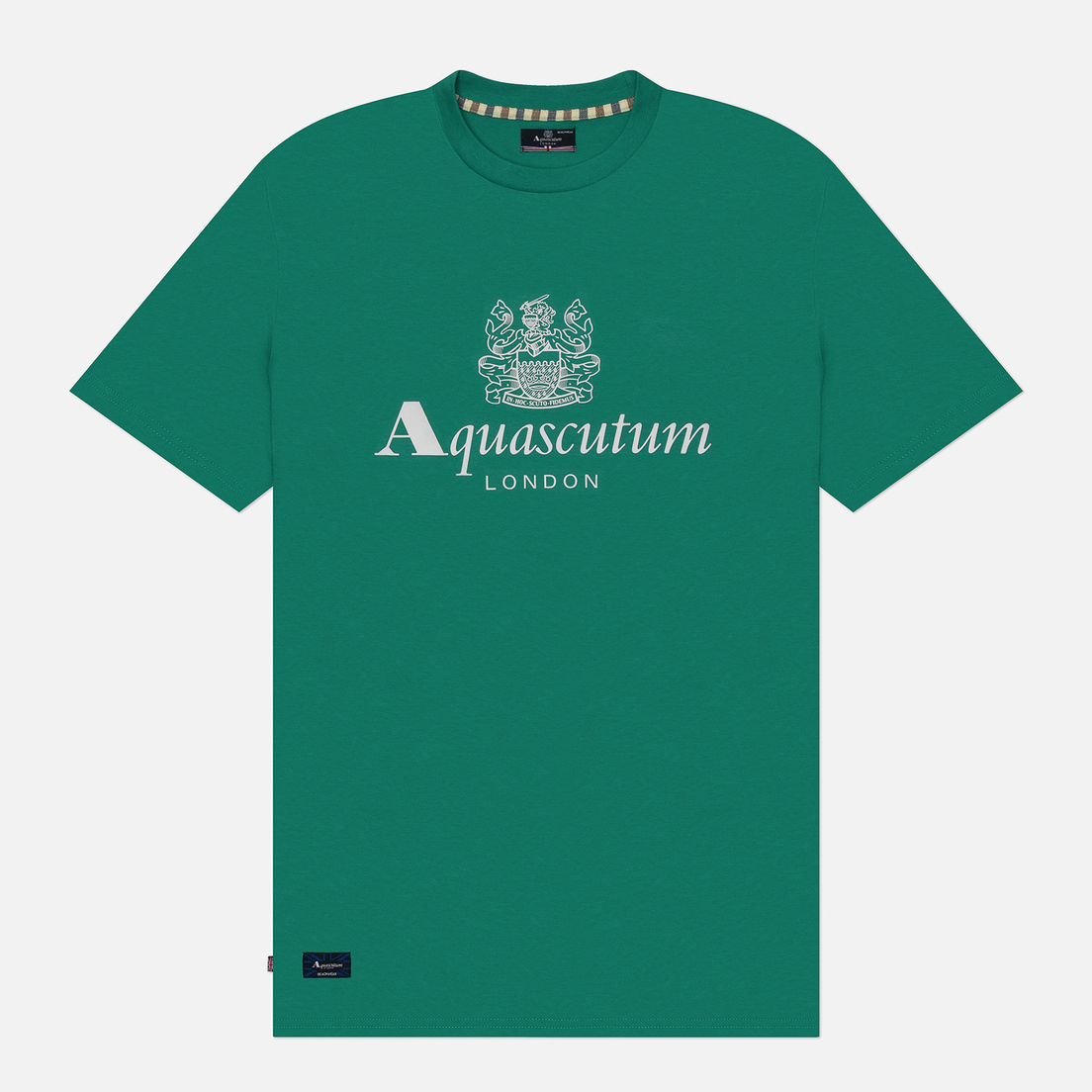 Aquascutum Мужская футболка Beach Basic Big Logo