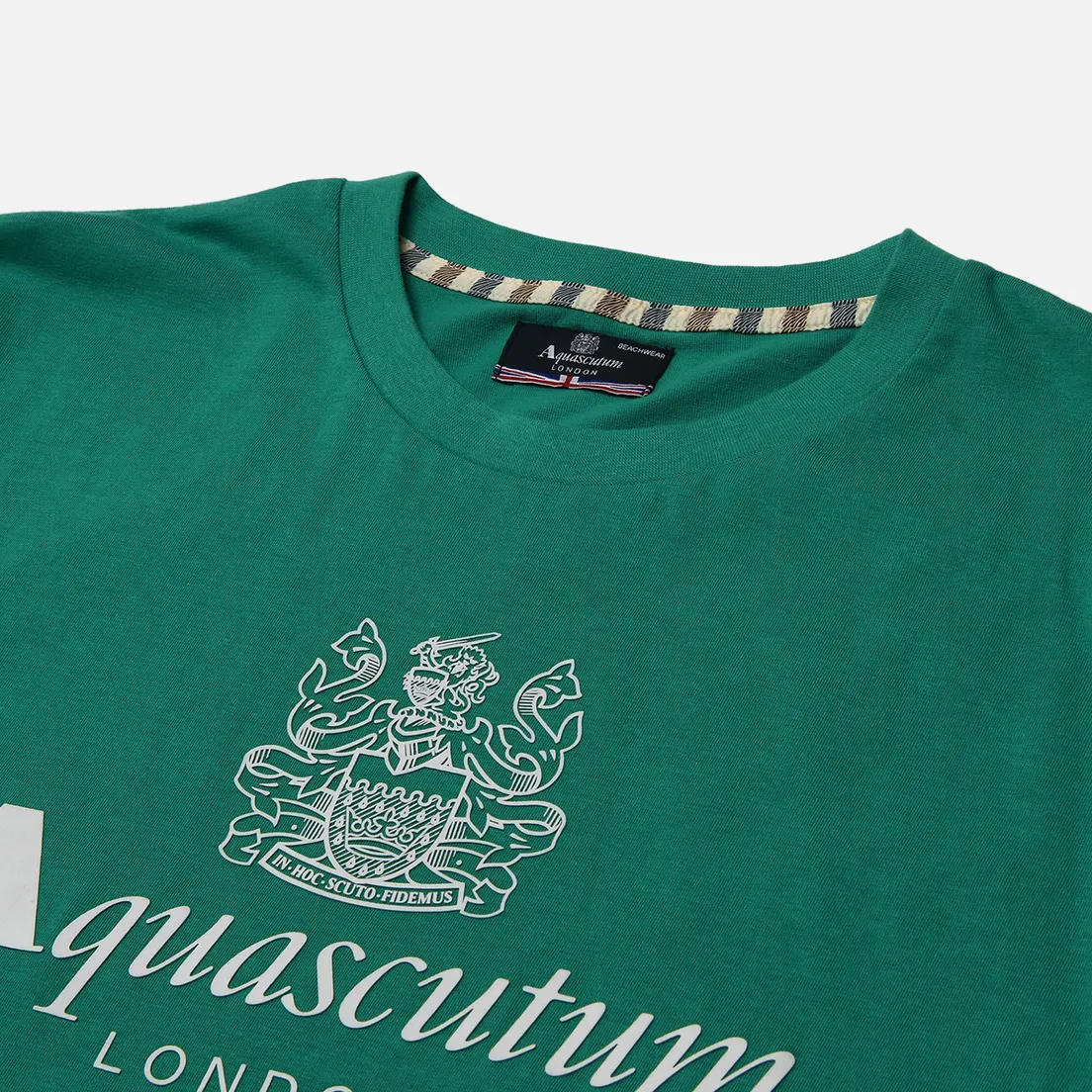 Aquascutum Мужская футболка Beach Basic Big Logo