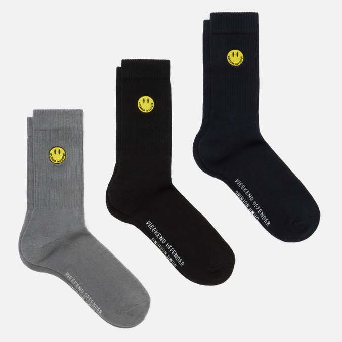 Комплект носков Weekend Offender Smiley Sports 3-Pack
